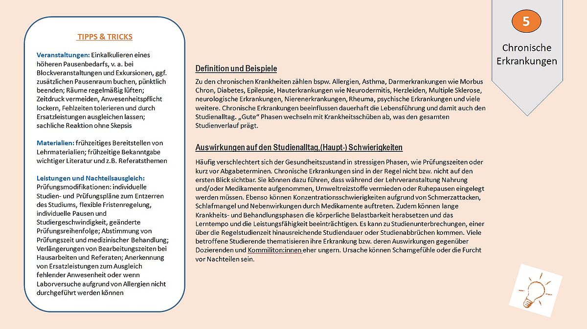 Hinweiskarte chronische Erkrankungen