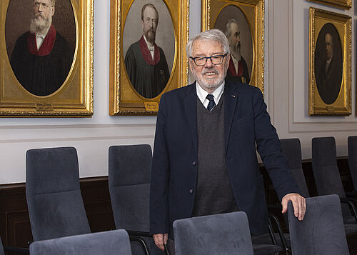 Ministerialdirigent a. D. Prof. Dr. rer. nat. habil. Günther Wildenhain. (Foto: Universität Rostock/IT- und Medienzentrum).