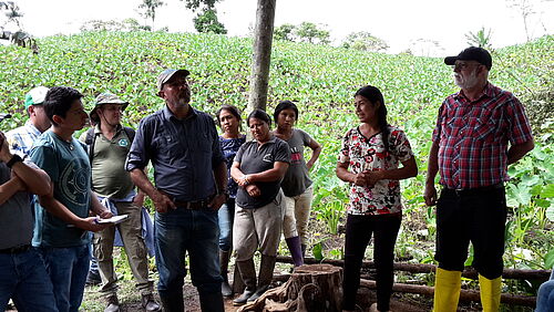 Frauen berichten über Einkommensmöglichkeiten im ländlichen Raum in der Amazonas-Region (Foto: Universität Rostock / Bettina Eichler-Löbermann)