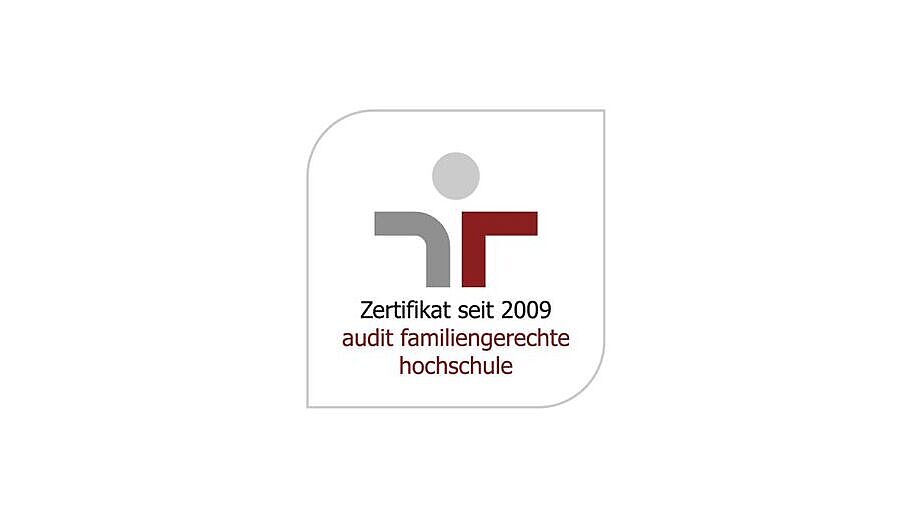 Logo für das Zertifikat familiengerechte Hochschule