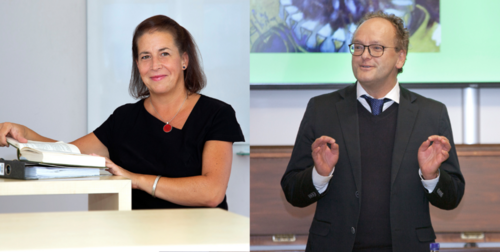 Professor Stephanie Wodianka and Professor Rafael Arnold look forward to welcoming students in the new Italian program (photo credit: Julia Tetzke and ITMZ/University of Rostock). 