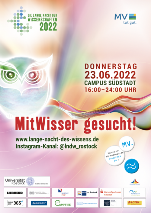 Plakat der Langen Nacht der Wissenschaften